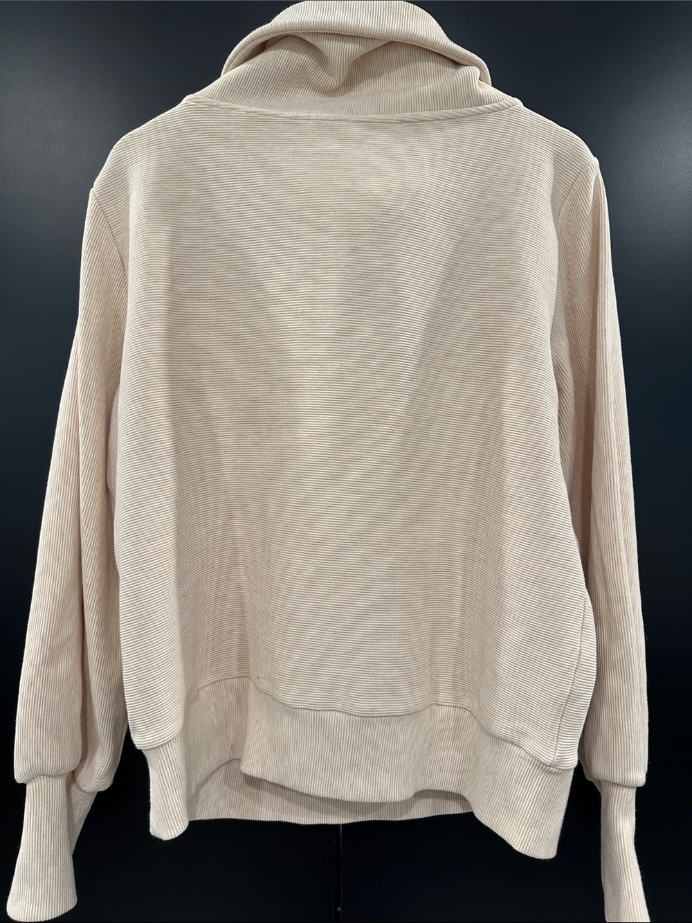 Varley Vine Cream Half-Zip Funnel Neck Pullover - Picture 3 of 6